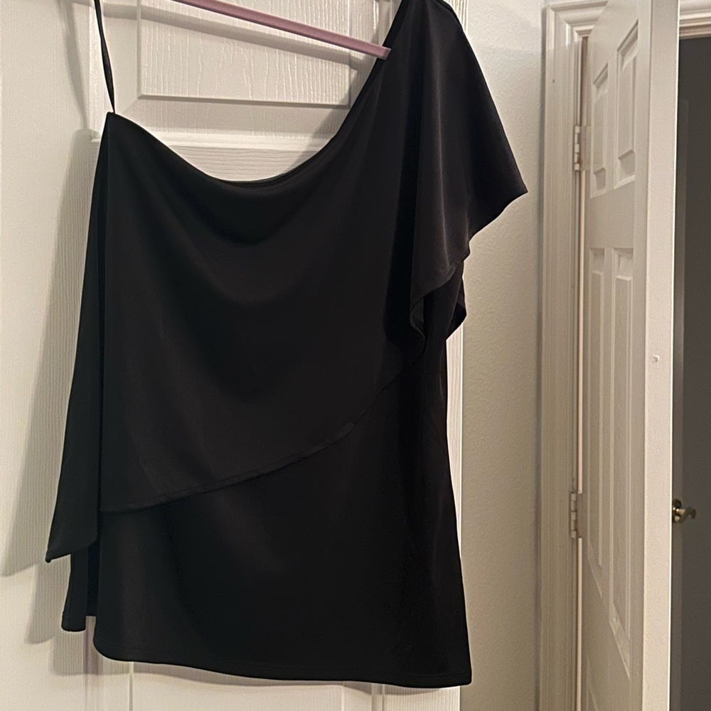 Black one shoulder Top